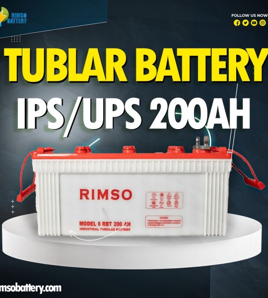 RIMSO 200AH TUBLAR BATTERY